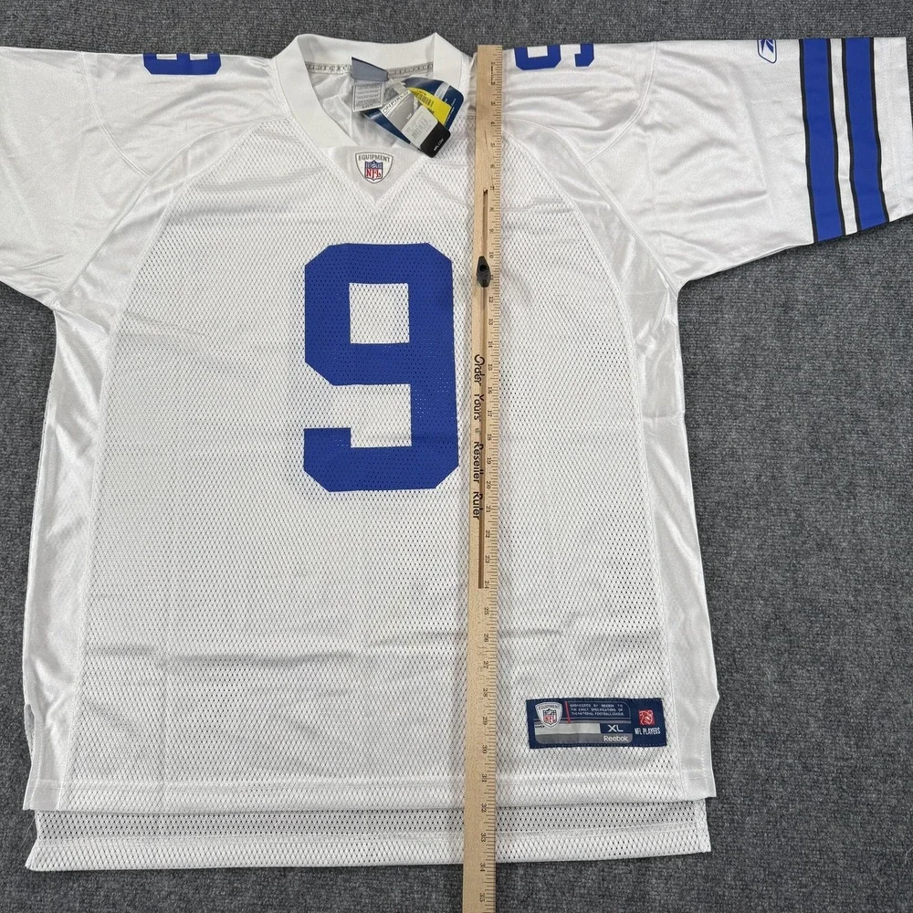 Dallas Cowboys Jersey Mens XL White NFL Football Tony Romo 9 Reebok On Field NWT